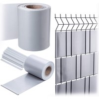 Taśma ogrodzeniowa Langon 19 cm x 35 m jasnoszara