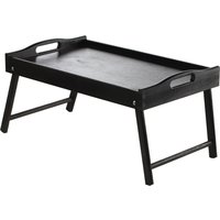 Stolik śniadaniowy Solia, pod laptopa, 50 cm, czarny