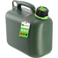 Kanister na paliwo + lejek 6L, zielony
