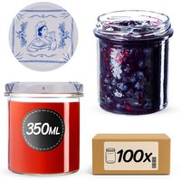 Słoiki na przetwory Avila 350ml fi 82 mm 100szt + wieczko Makatka