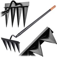 Motyczka do pielenia Fontelo 4-zębna z trzonkiem metalowym