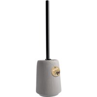 Szczotka do WC Mataro z pojemnikiem 41 cm, szara