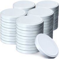 Metalowe wieczka do słoików Bole 50szt fi 100 mm białe