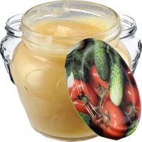 Słoiki Kemi 200ml 100szt fi 66 mm + wieczka "Warzywa"