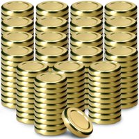 Metalowe wieczka do słoików i butelek Tranas fi 33 mm złoty, 200szt