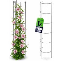 Pergola ogrodowa na kwiaty 150 cm, czarna