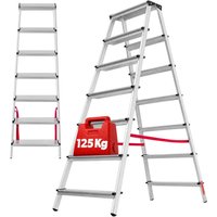 Drabina aluminiowa dwustronna Telti 7 stopni