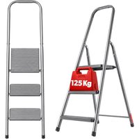 Drabina stalowa z podestem Ceriana 3-stopniowa 125kg