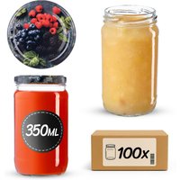 Słoiki na przetwory Gera 350ml fi 66 mm 100szt + wieczko Owoce