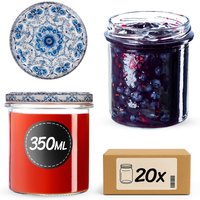 Słoiki na przetwory Avila 350ml fi 82 mm 20szt + wieczko Ceramics 2