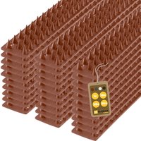Plastikowe kolce Tosta przeciw ptakom 50 cm brązowe 30 szt.