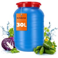 Plastikowa beczka do kiszenia 30L, niebieska