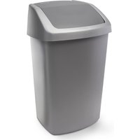 Kosz na śmieci Curver Swing Top ciemnoszary 50L