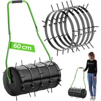 Walec ogrodowy Thann 60 cm 48L z kolcami czarny