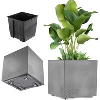 Donica Sore na kółkach „Beton" z wkładem 40cm antracyt