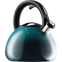 Czajnik emaliowany z gwizdkiem Mores 2.6L, turkusowy
