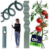 Tyczka spiralna do roślin Langeot 120 cm stal + PE 20 szt.