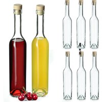 Butelka z korkiem Calto 0,5L z korkiem fi19, 8 szt.