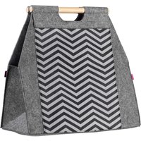 Torba gospodarcza na drewno kominkowe wzór zigzag