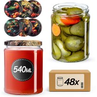 Słoiki na przetwory Maki 540ml fi 82 mm 48szt + wieczko Ptaki