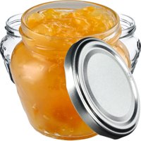 Słoiki Kemi 200ml 100szt fi 66 mm + wieczka srebrne