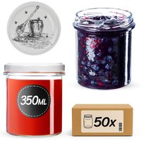 Słoiki na przetwory Avila 350ml fi 82 mm 50szt + wieczko Pszczoła