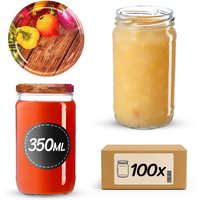 Słoiki na przetwory Gera 350ml fi 66 mm 100szt + wieczko Warzywa