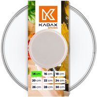 Pokrywa żaroodporna Tolfa z sylikonowym uchwytem, 14 cm