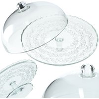 Patera z pokrywą Dego z nóżką na ciasto 29 cm