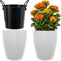 Doniczka Lunet biała 25 cm