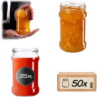 Słoiki na przetwory Seno 315ml 50szt fi 66 mm bez wieczka