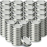 Metalowe wieczka do słoików i butelek Falla 200szt fi 43 mm srebrne