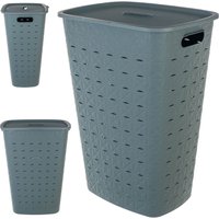 Kosz na bieliznę Curver Softex 56L turkusowy