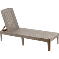 Leżak ogrodowy Keter Jaipur 58 x 151 cm, cappuccino