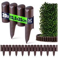 Palisada ogrodowa Fertilla brąz 5m