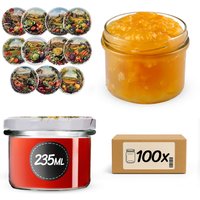Słoiki na przetwory Tartu 235ml fi 82 mm 100szt + wieczko Warzywa mix