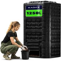 Kompostownik ogrodowy Fixem 1250L czarny