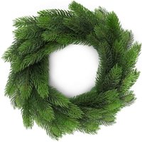 Wianek świąteczny na drzwi 45cm zielony