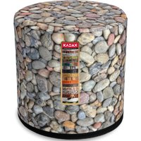 Pufa dekoracyjna Fasano 40 x 41 cm, kamyki