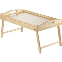 Stolik śniadaniowy Solia, pod laptopa, 50 cm, bezbarwny
