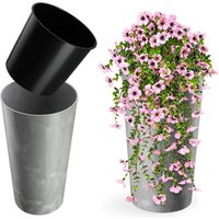 Doniczka na kwiaty Merag 30cm szary beton