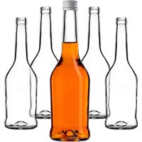 Szklana butelka na nalewkę Loiret 500ml z białą zakrętką 50 szt.