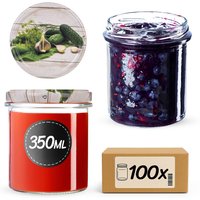 Słoiki na przetwory Avila 350ml fi 82 mm 100szt + wieczko Ogórek