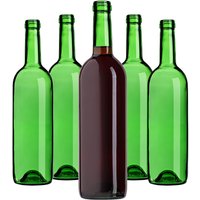 Butelka na wino Biagio 750ml zielona bez korka 30 szt.