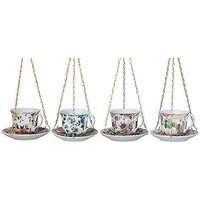 Hanging Teacup Bird Feeder by Fallen Fruits at Kaleidoscope Catalogue Hanging Teacup Bird Feeder by Fallen Fruits.