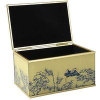 Heron Bevelled Edge Glass Jewellery Box at Kaleidoscope Catalogue Heron Bevelled Edge Glass Jewellery Box.