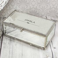 Personalised Classic Mirrored Jewellery Box at Kaleidoscope Catalogue Personalised Classic Mirrored Jewellery Box.