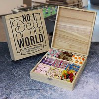 Personalised No. 1 Dad Wooden Retro Sweet Box at Kaleidoscope Catalogue Personalised No. 1 Dad Wooden Retro Sweet Box.