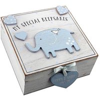 Petit Cheri 'My Special Keepsakes' Wooden Baby Box - Blue at Kaleidoscope Catalogue Petit Cheri 'My Special Keepsakes' Wooden Baby Box - Blue.