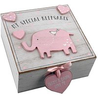 Petit Cheri 'My Special Keepsakes' Wooden Baby Box - Pink at Kaleidoscope Catalogue Petit Cheri 'My Special Keepsakes' Wooden Baby Box - Pink.